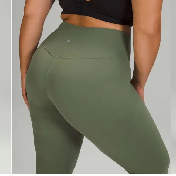 Lululemon | Align High Rise Legging 28 inch Inseam | Green Twill - Picture 4 of 10